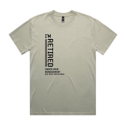I'm Retired - Mens Premium Faded Tee
