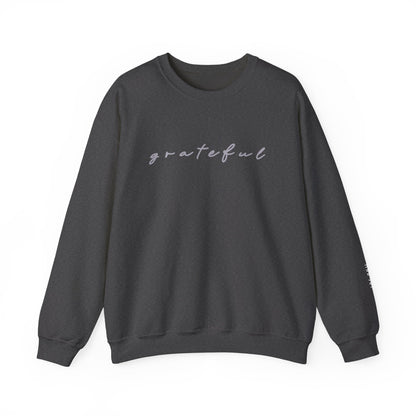 Grateful Sweatshirt – Supporting Mental Health Awareness.