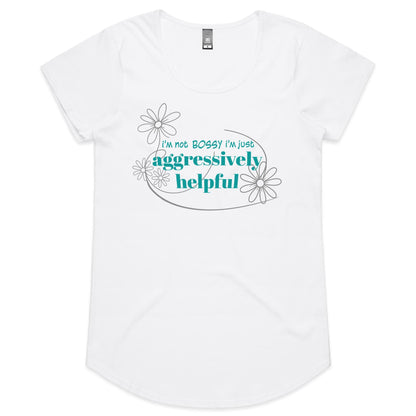 Not Bossy - Ladies Scoop Neck Tee