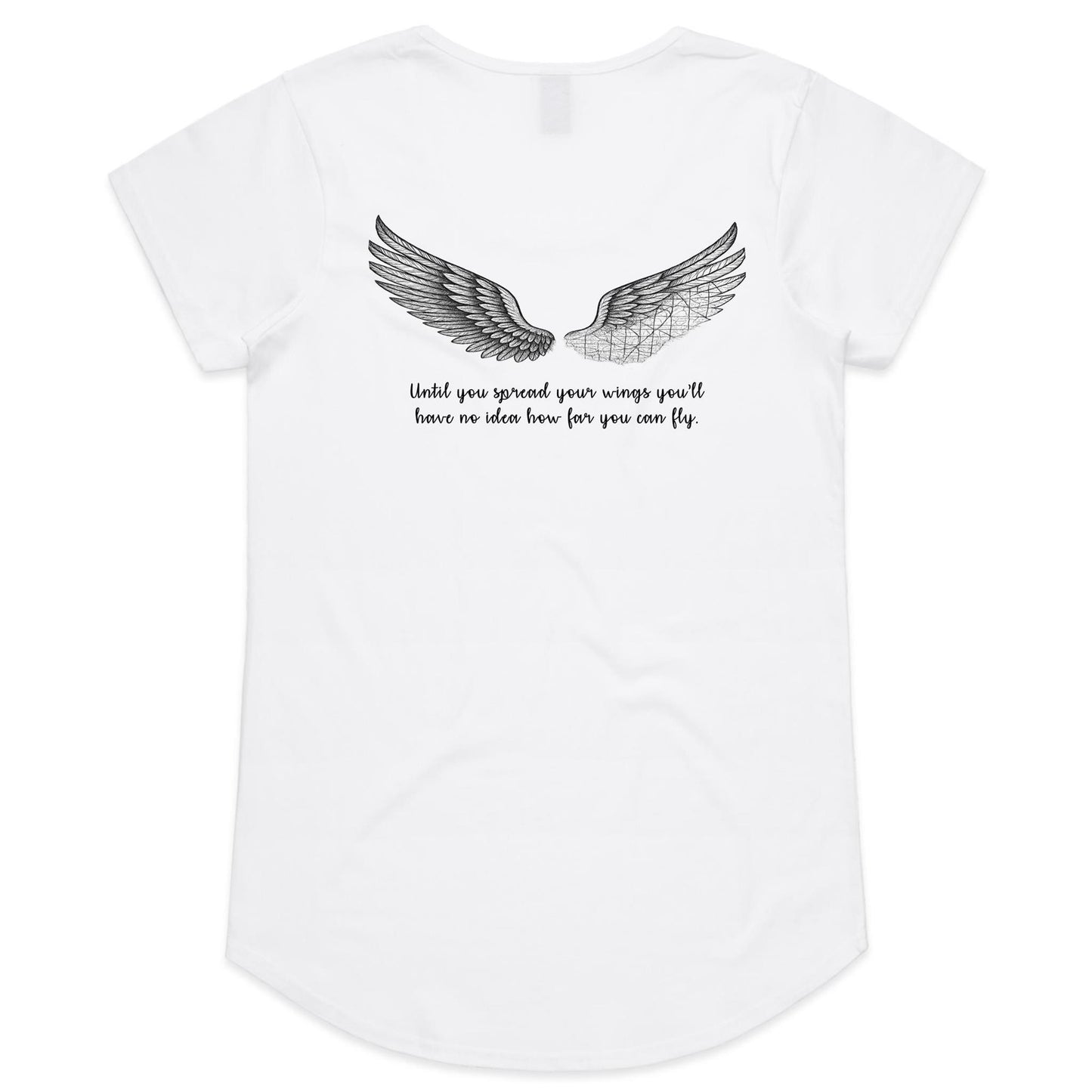 Spread Your Wings - Ladies Scoop Neck Tee
