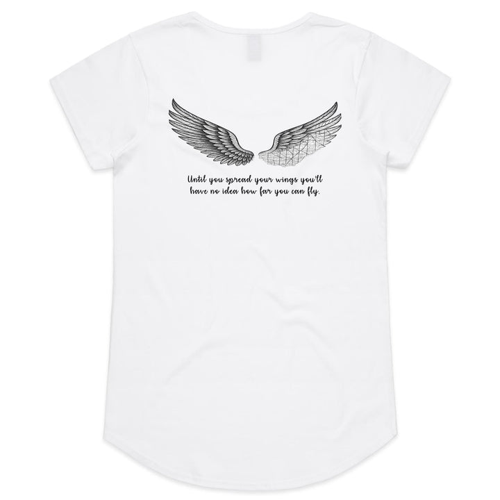 Spread Your Wings - Ladies Scoop Neck Tee