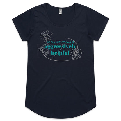 Not Bossy - Ladies Scoop Neck Tee