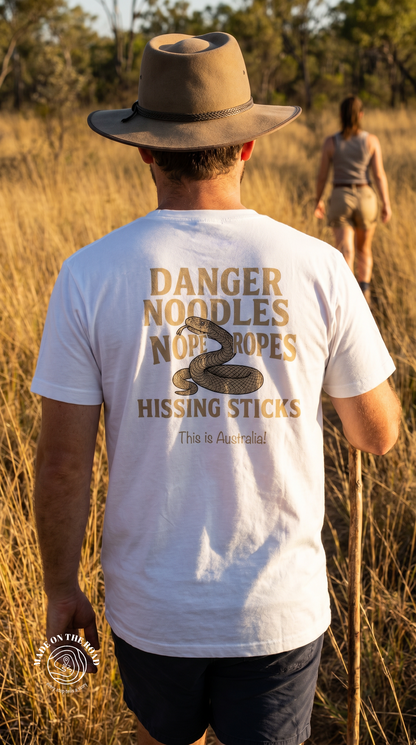 Danger Noodles, Nope Ropes & Hissing Sticks - Signature Tee