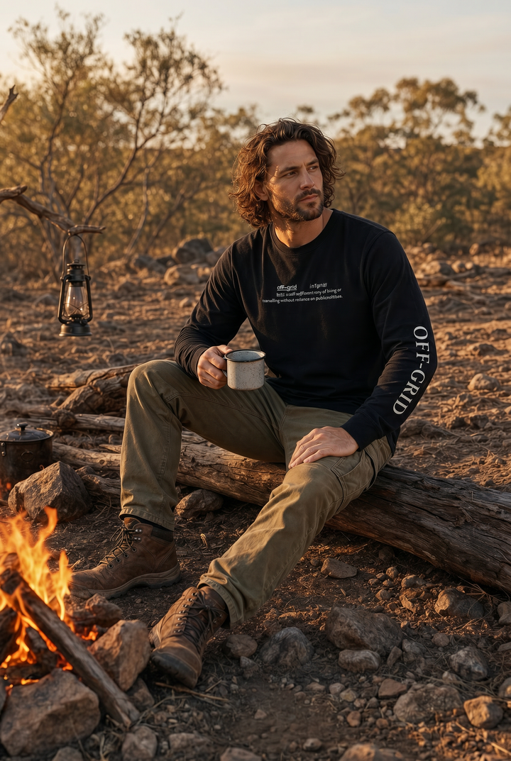 Off-grid - Unisex Long Sleeved Tee