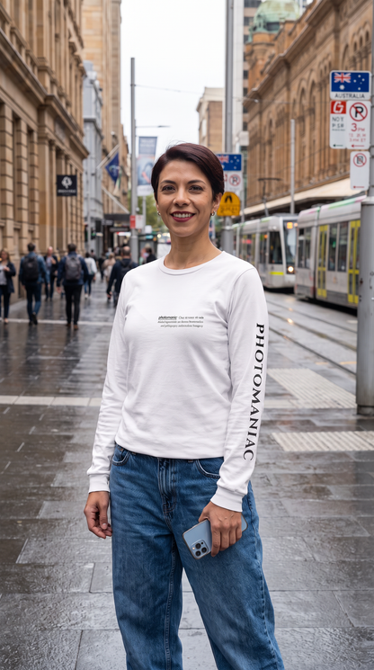 Photomaniac - Unisex Long Sleeved Tee