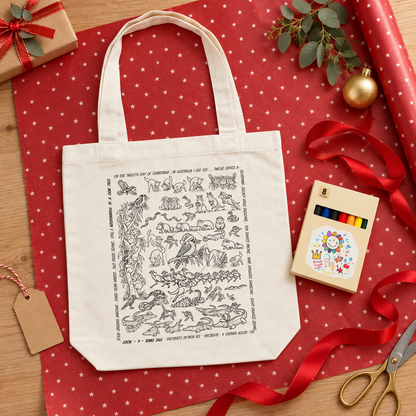 12 Days of Aussie Xmas Gift Tote Bag