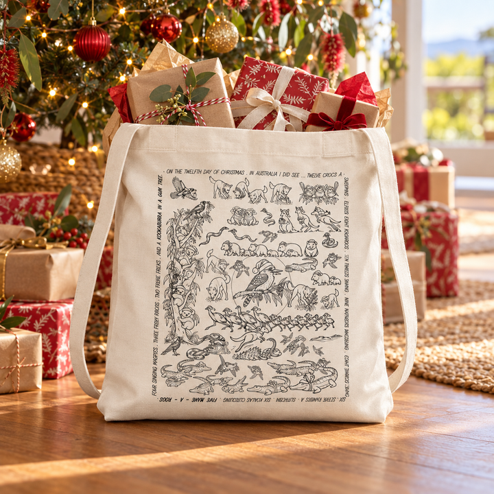 12 Days of Aussie Xmas Gift Tote Bag