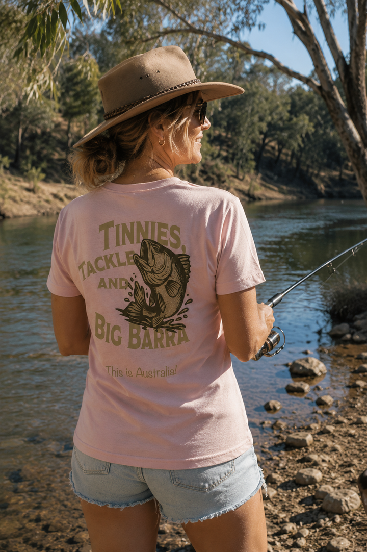 Tinnies, Tackle & Big Barra - Signature Tee