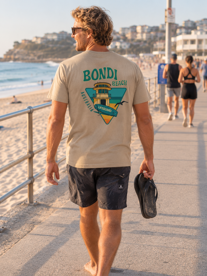Bondi Beach - Unisex Premium Faded Tee