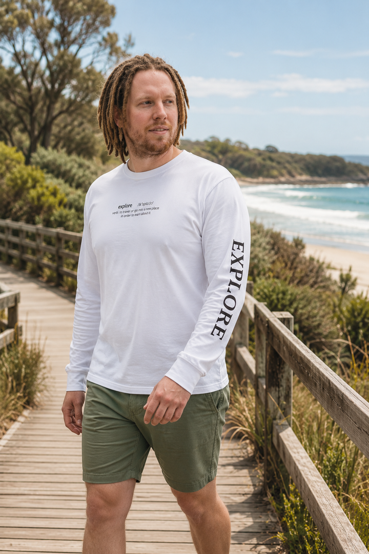 Explore - Unisex Long Sleeved Tee
