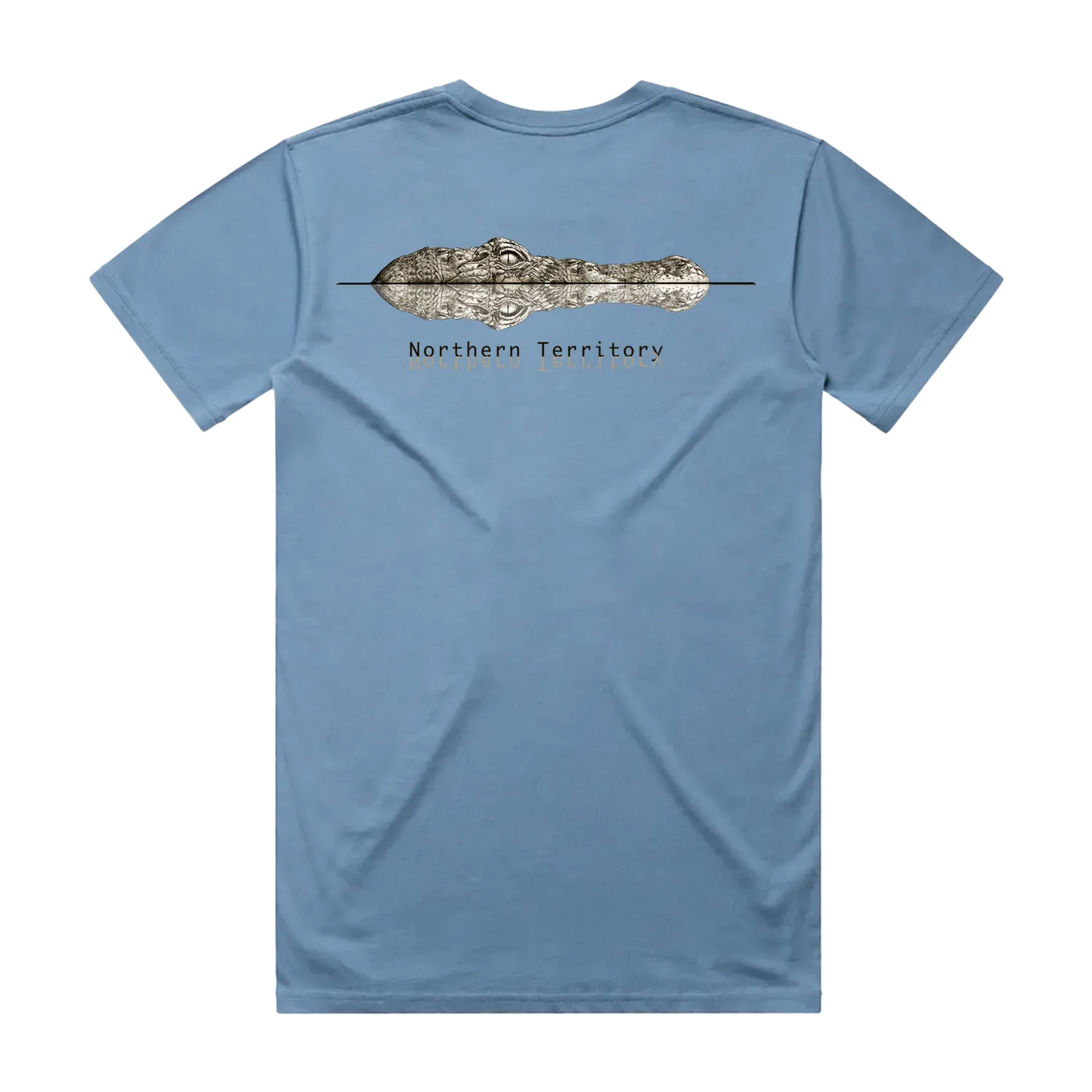 Fog Blue back flat lay
