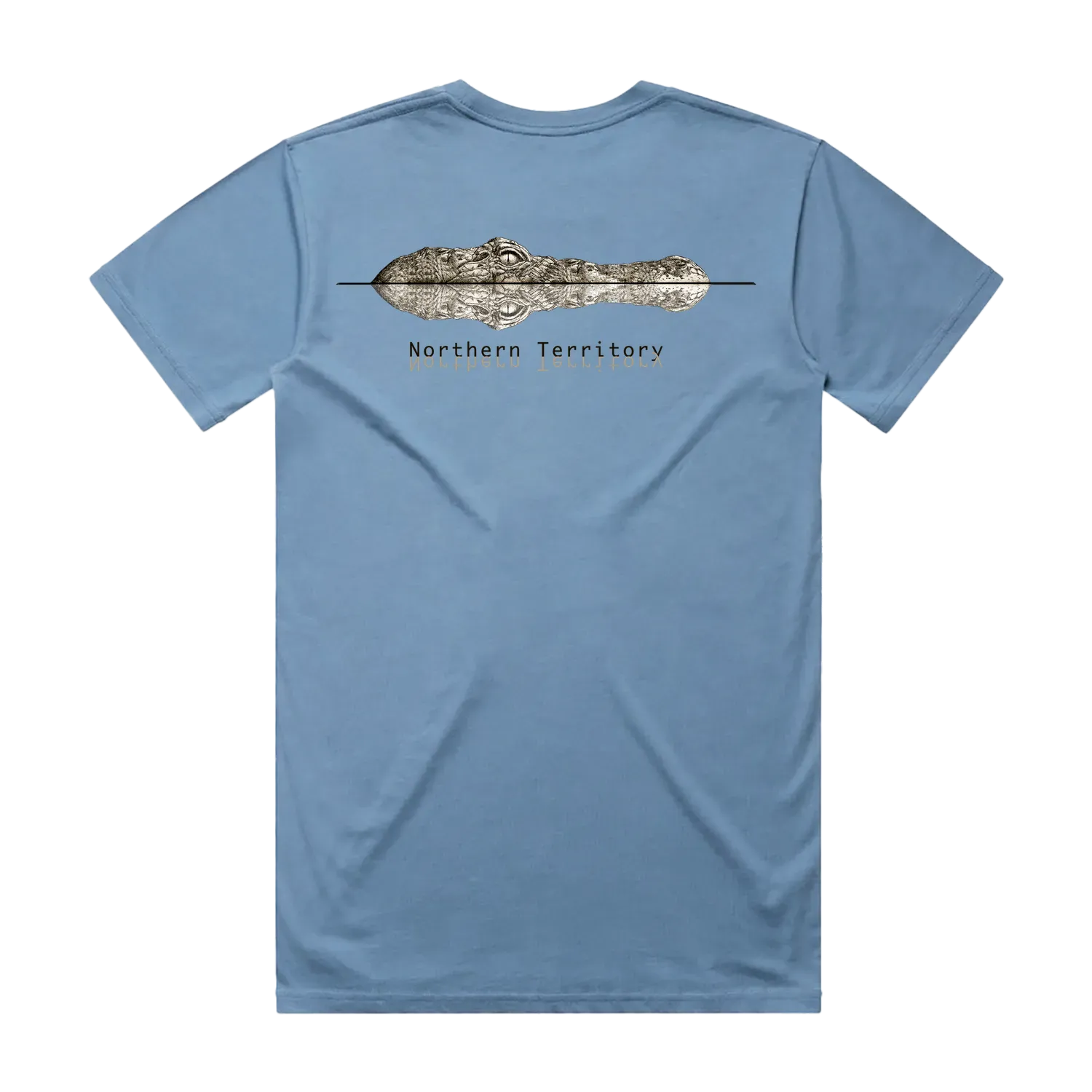 Fog Blue back flat lay