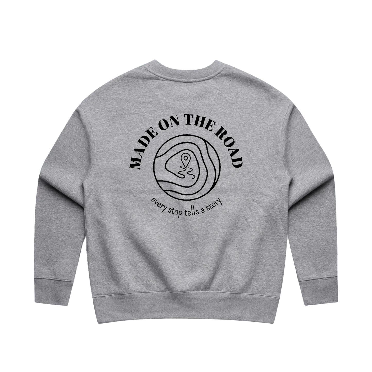 Grey Marle back flat lay