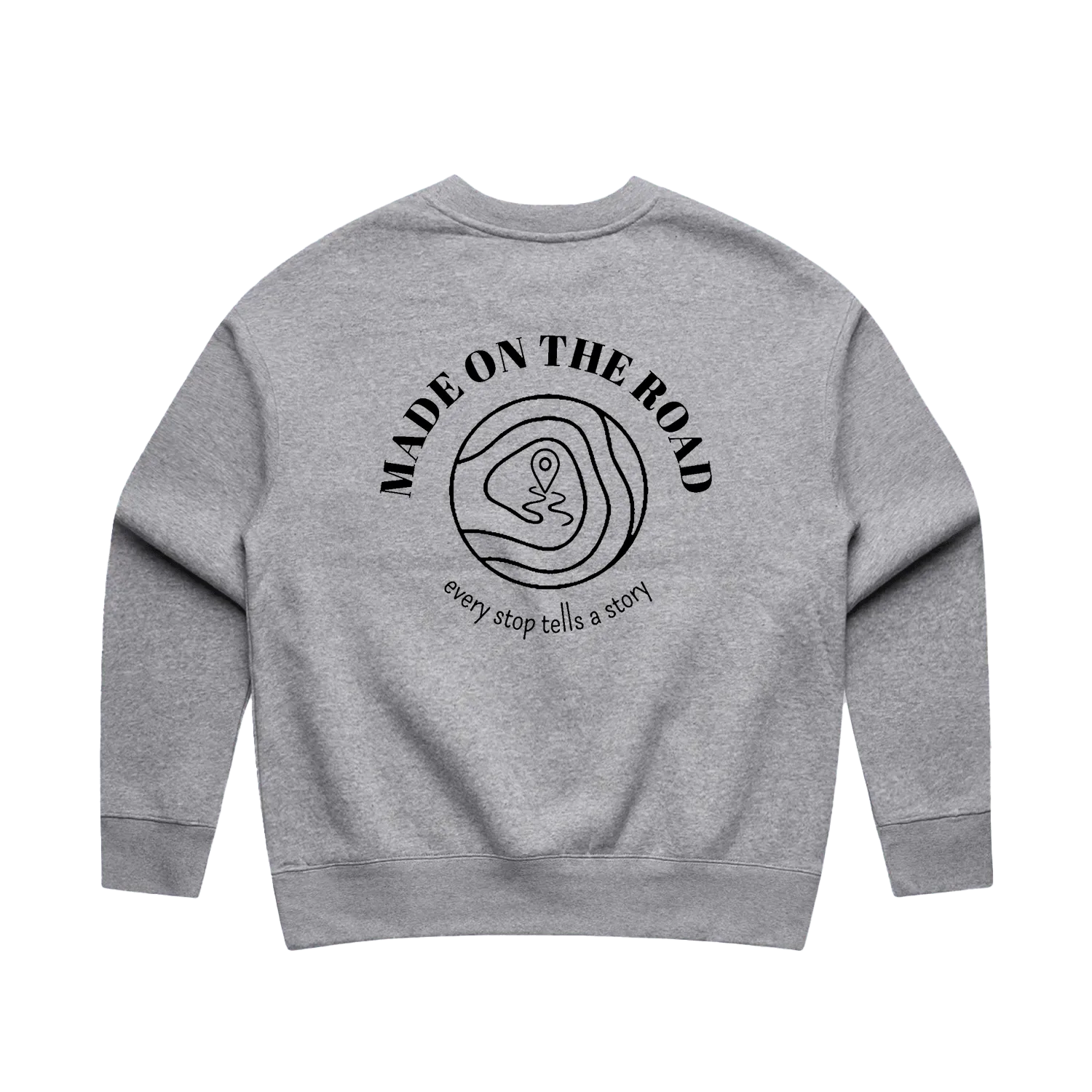 Grey Marle back flat lay