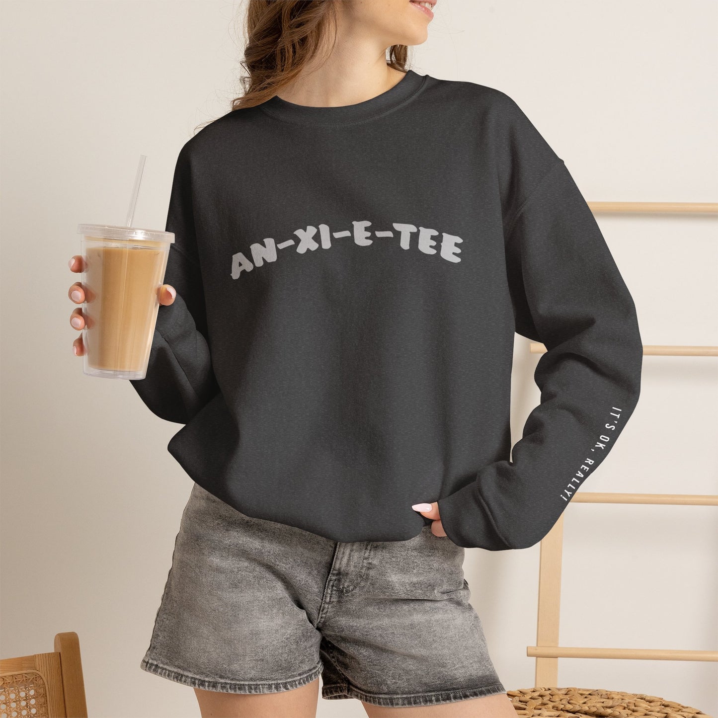 An-xi-et-tee Sweatshirt - Mental Health Awareness.