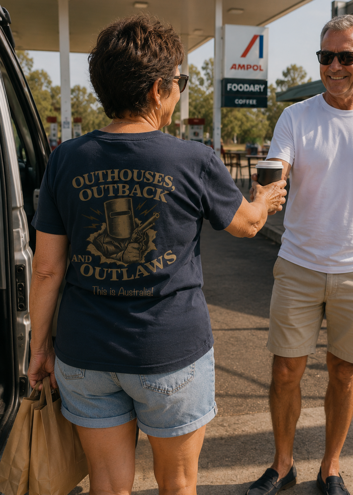 Outhouses, Outback & Outlaws - Signature Tee