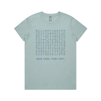 Pale Blue front flat lay