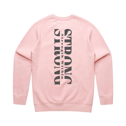 Pink back flat lay