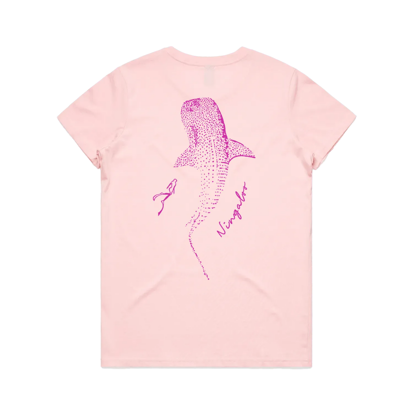 Pink back flat lay
