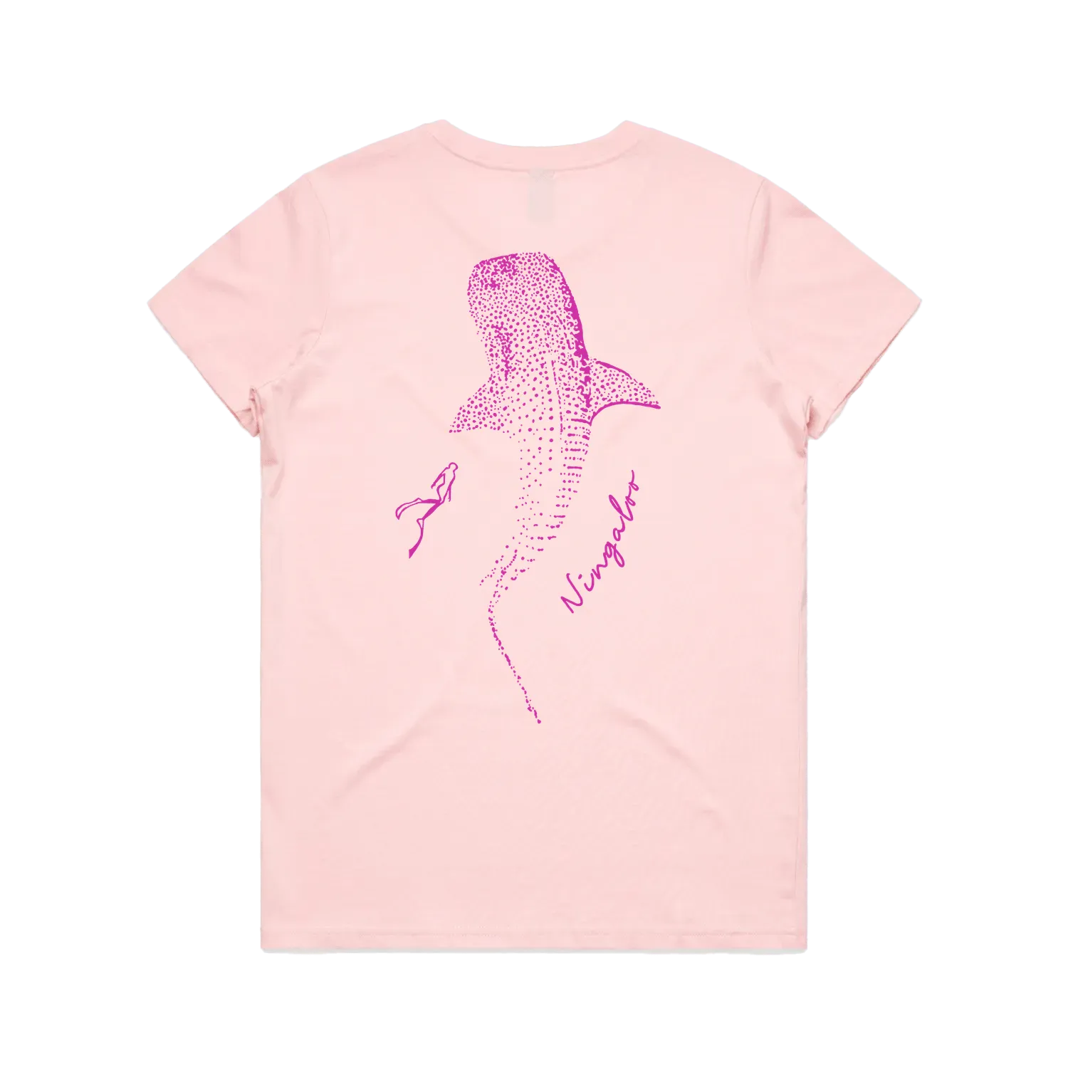 Pink back flat lay