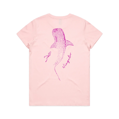 Pink back flat lay
