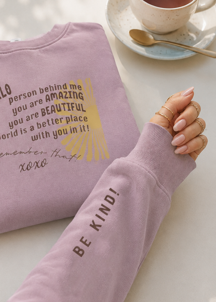 Person behind - Inscribed Sweatshirt