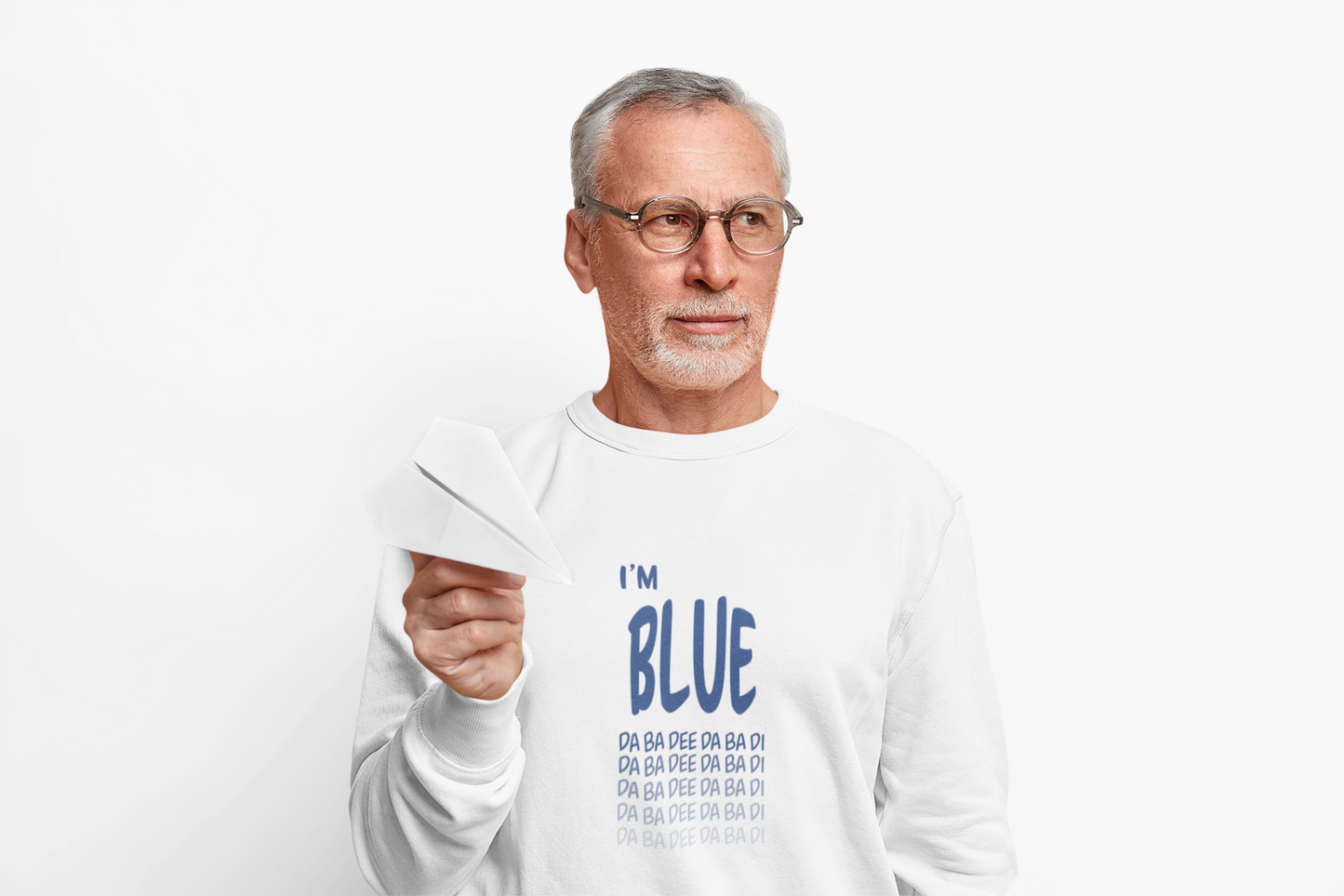 Blue Sweatshirt - Mental Health Awareness.