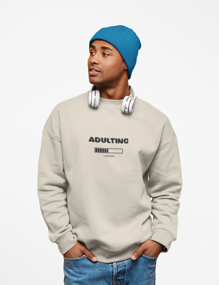 Adulting Sweatshirt - Mental Health Awareness