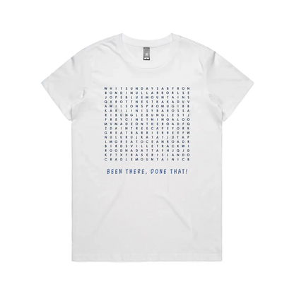 White front flat lay