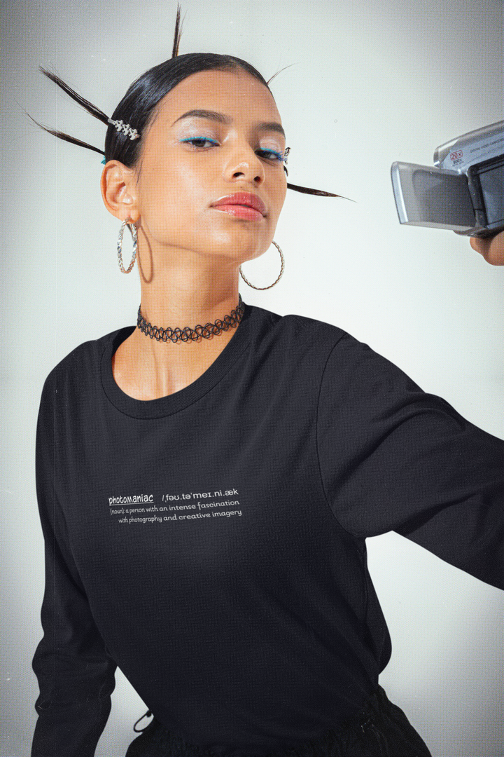 Photomaniac - Unisex Long Sleeved Tee