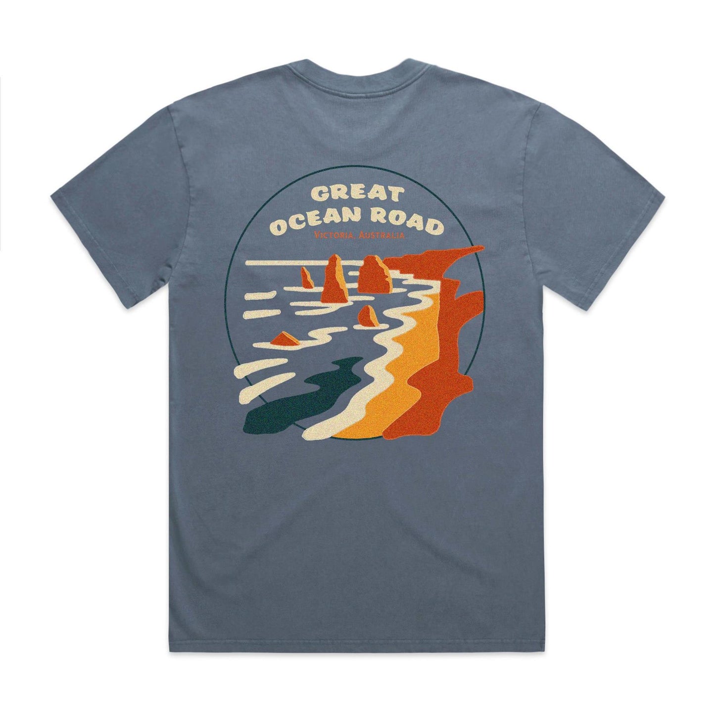 Great Ocean Road - Unisex Premium Faded Tee