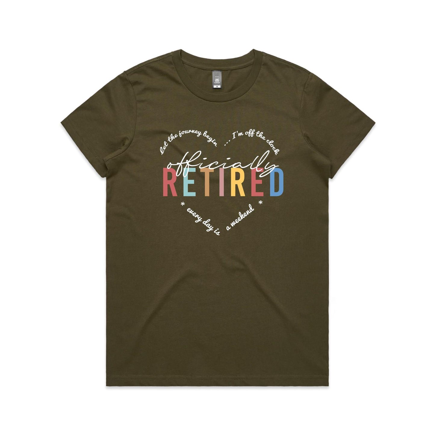 Officially Retired - Ladies Classic Tee