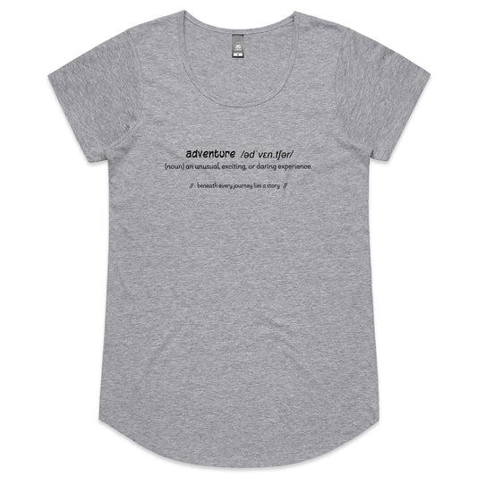 Adventure - Ladies Scoop Neck T-Shirt