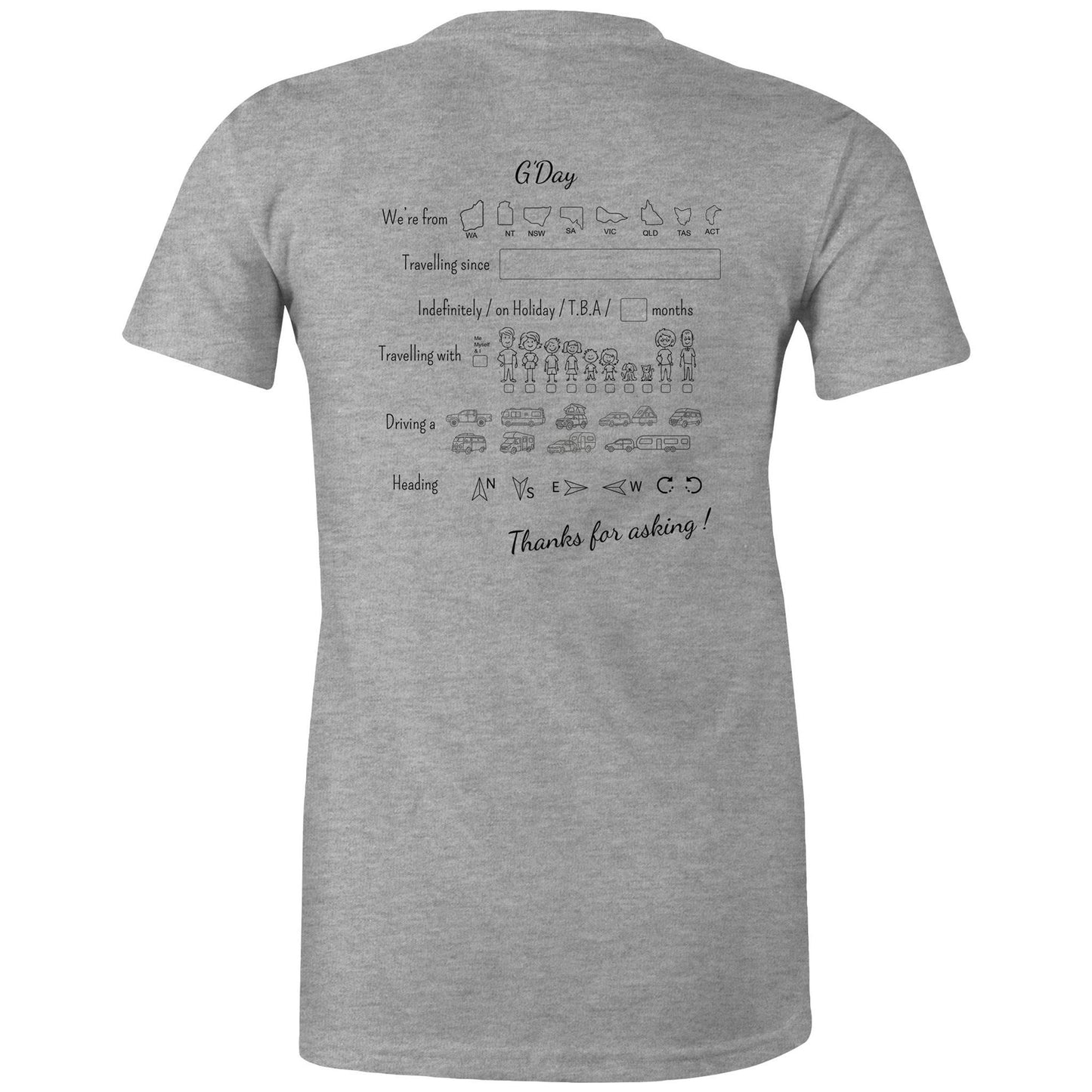 Thanks for Asking! - Ladies Signature Tee