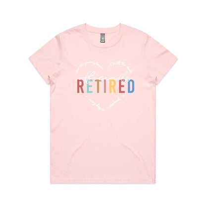 Officially Retired - Ladies Classic Tee