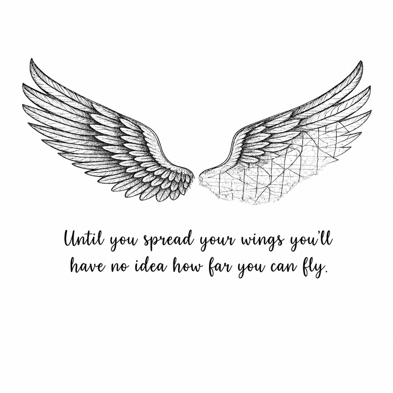 Spread Your Wings - Ladies Premium Tee