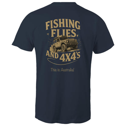 Flies, Fishing and 4x4s - Unisex Signature Tee