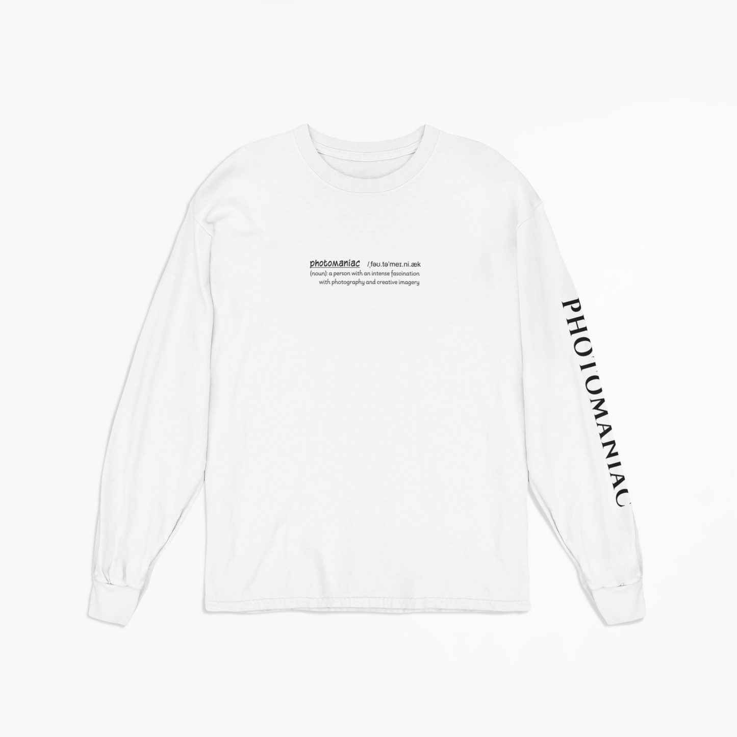 Photomaniac - Unisex Long Sleeved Tee