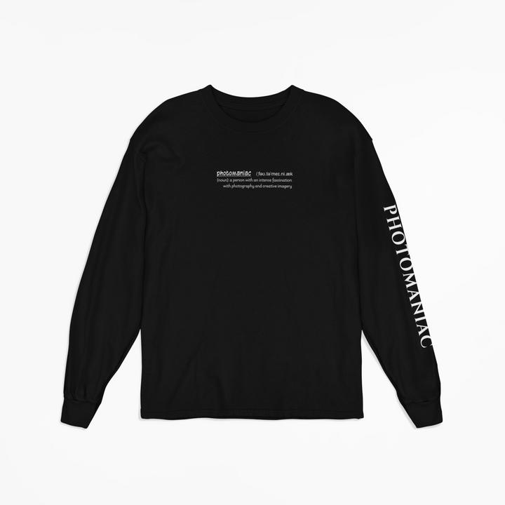 Photomaniac - Unisex Long Sleeved Tee