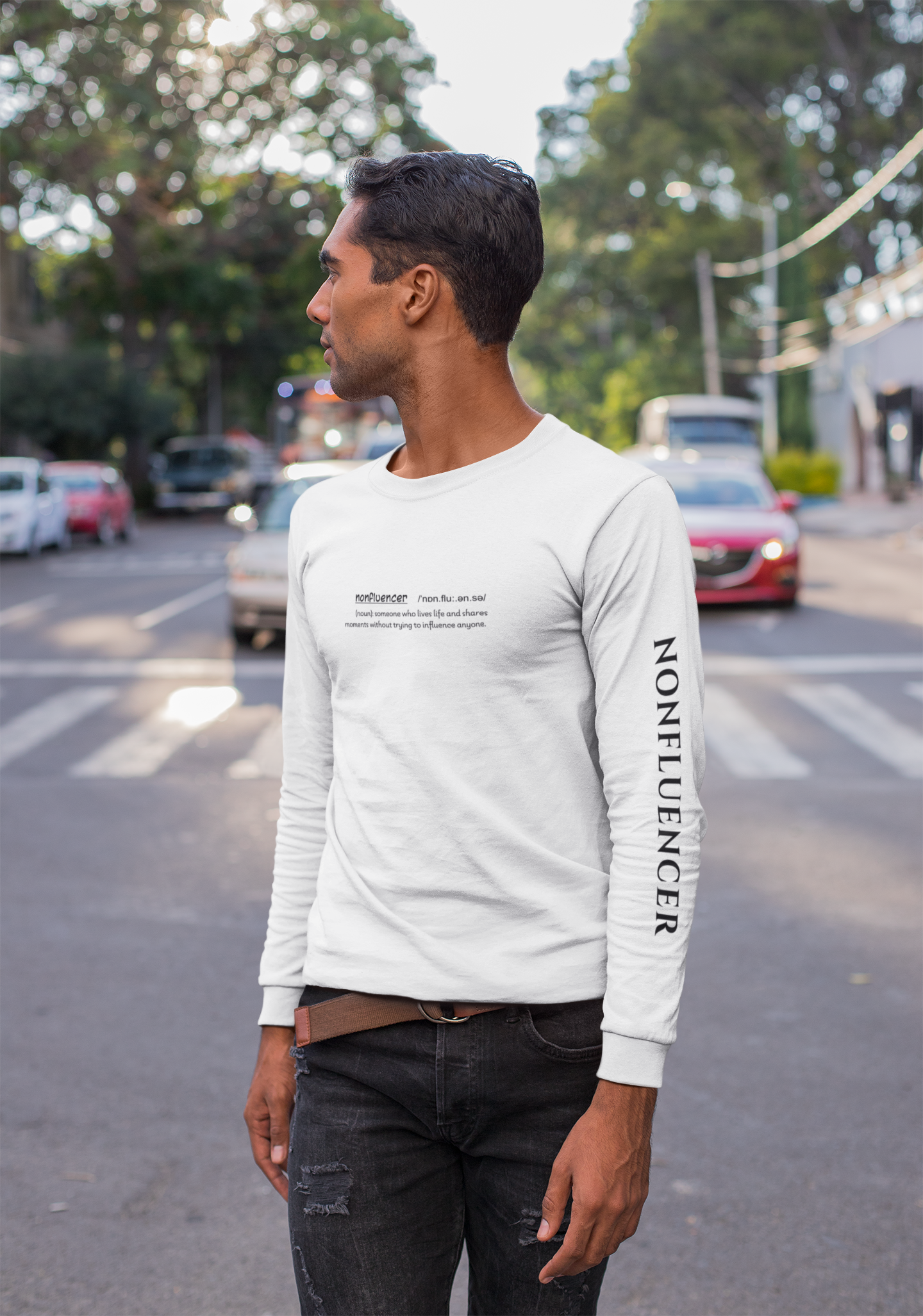 Nonfluencer - Unisex Long Sleeved Tee