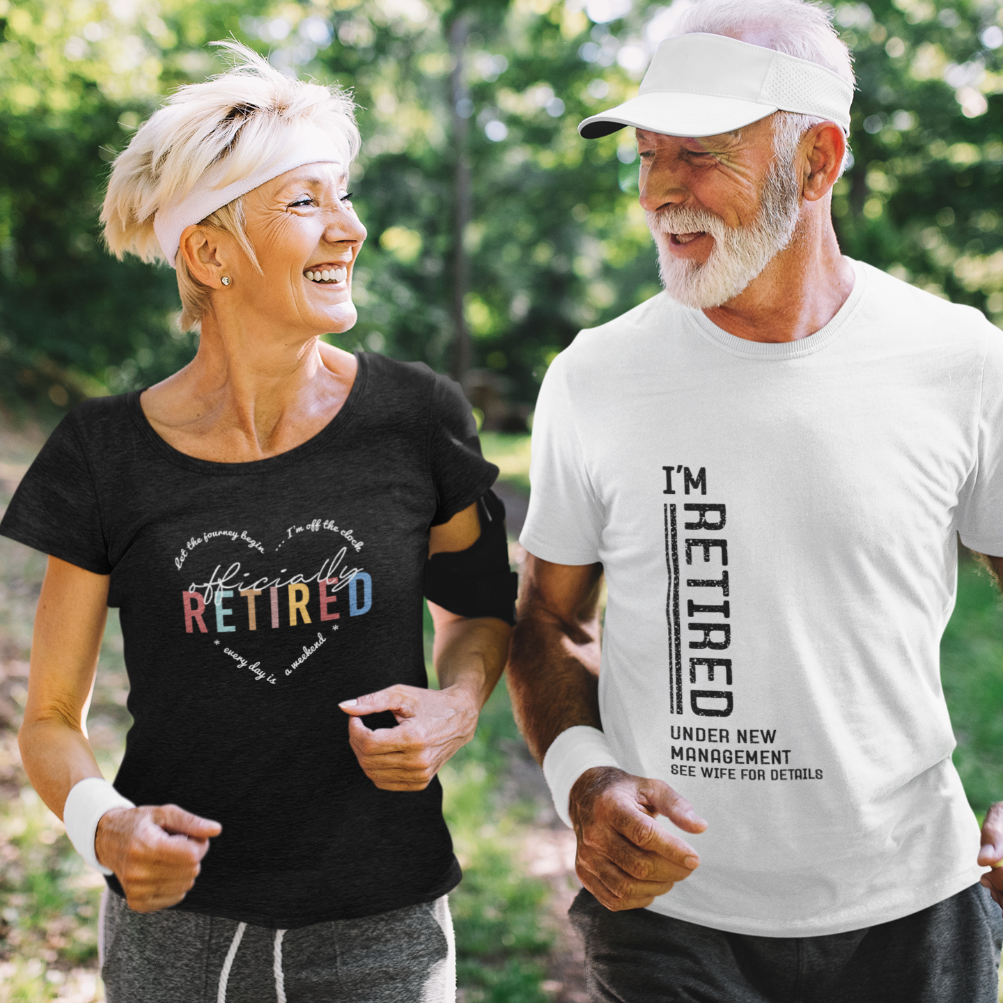 Officially retired tee and I'm retired tee
