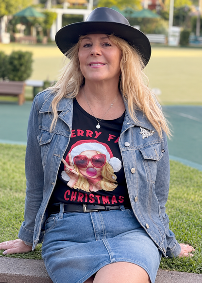 Merry Fkn Christmas - Ladies Scoop Tee