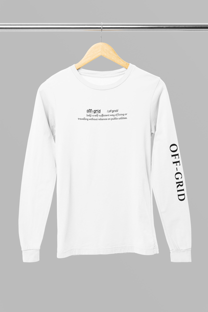 Off-grid - Unisex Long Sleeved Tee