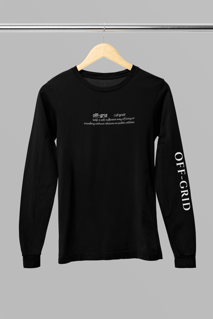 Off-grid - Unisex Long Sleeved Tee