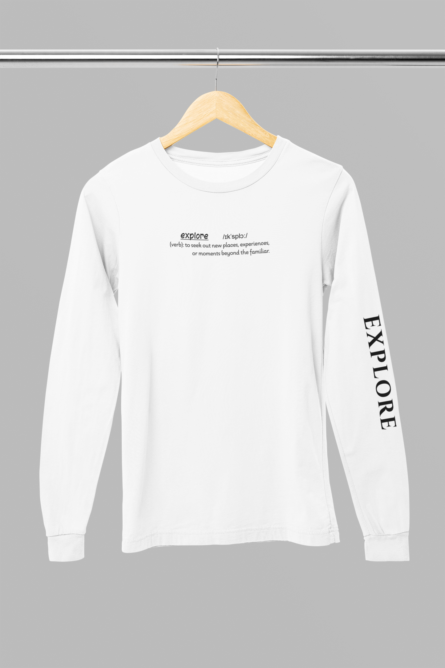 Explore - Unisex Long Sleeved Tee