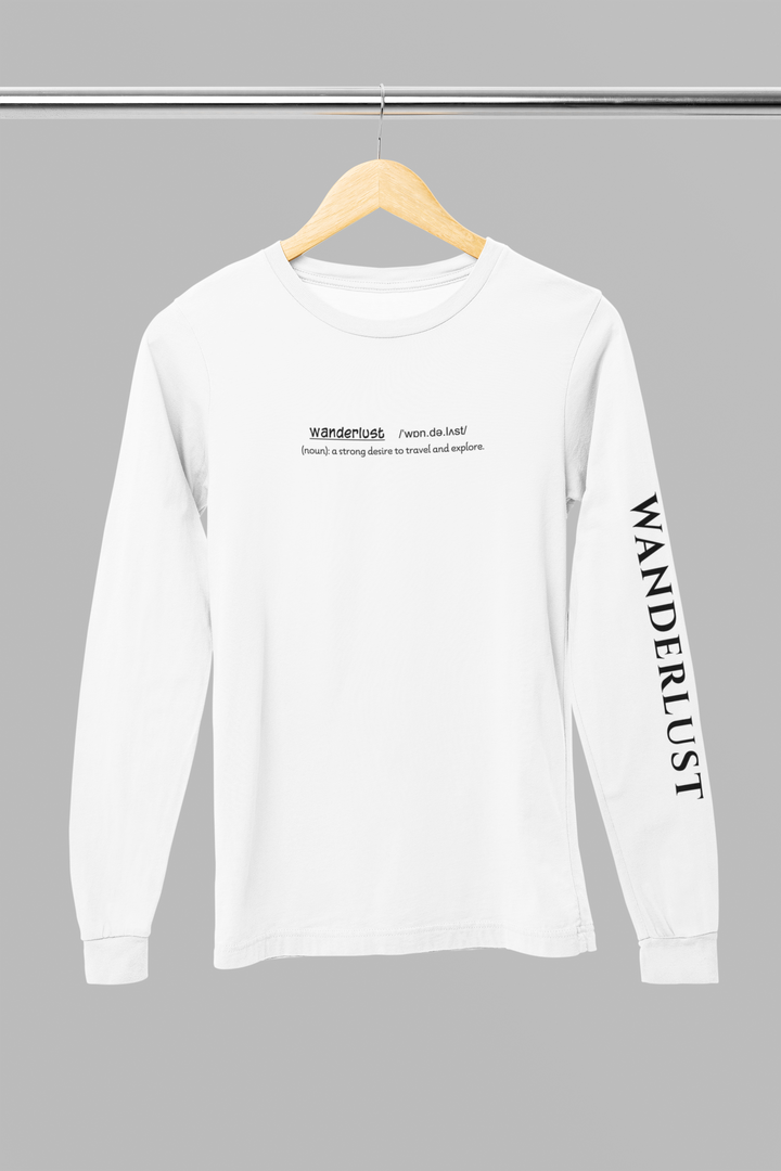 Wanderlust - Unisex Long Sleeved Tee