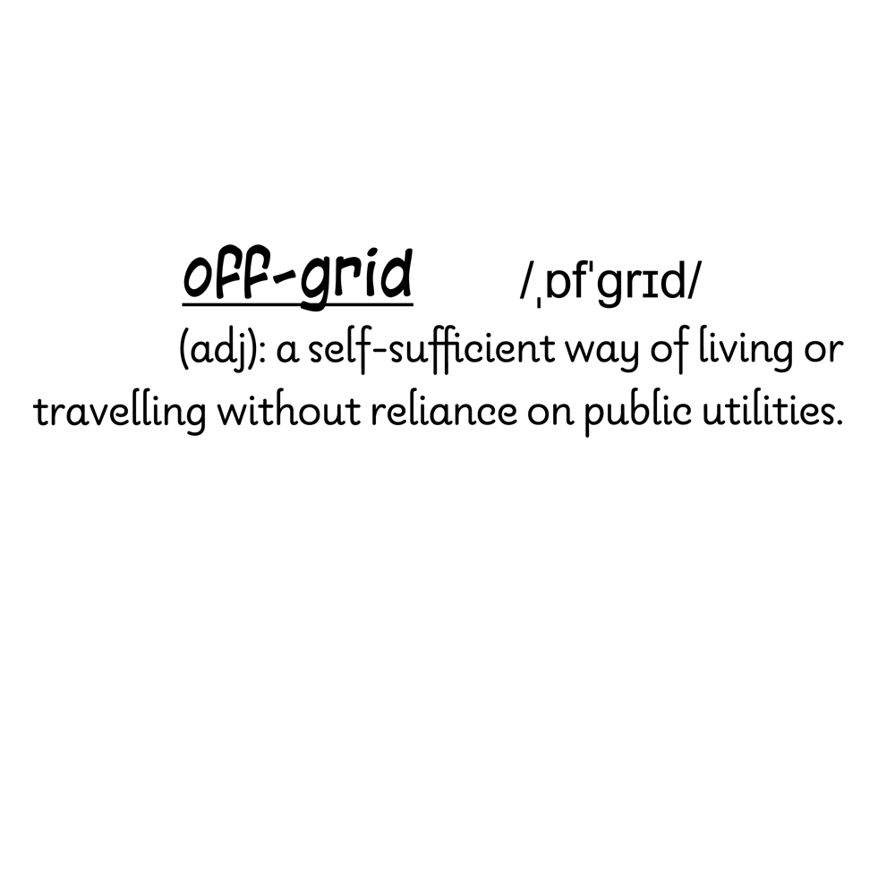 Off-grid - Unisex Long Sleeved Tee