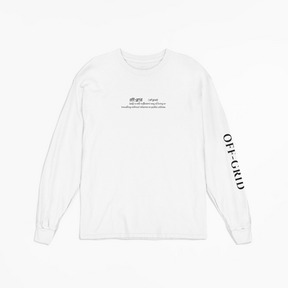 Off-grid - Unisex Long Sleeved Tee