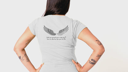 Spread Your Wings - Ladies Scoop Neck Tee