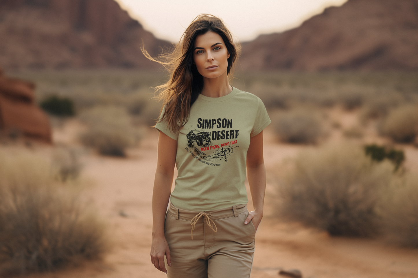 Simpson Desert - Ladies Classic Tee